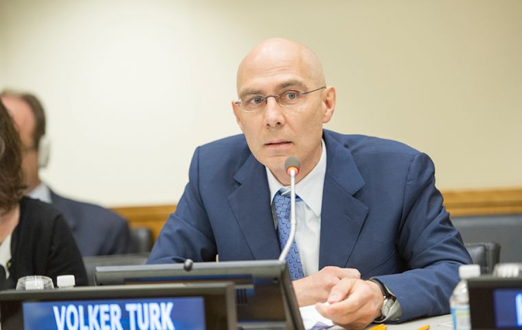 Türk has a long career within the UN