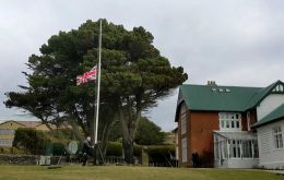 All flags, including the Union flag, should continue to be flown at half-mast until 8am on Tuesday 20 September, when the period of national mourning ends