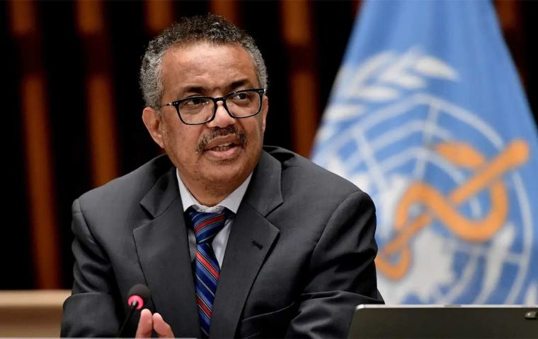 “If we don't seize this opportunity, we risk having more variants, more deaths, more problems, and more uncertainty,” Tedros insisted (Reuters)