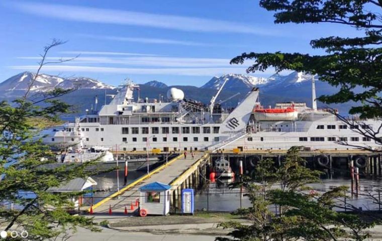 Silver Explorer operated last season from Puerto Williams 