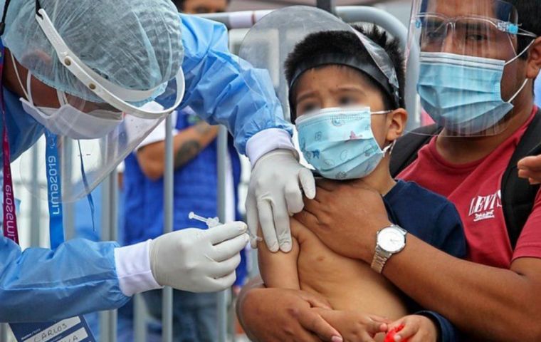 Some children have been in intensive care units, Vaccination Coordinator José Ipanaqué said