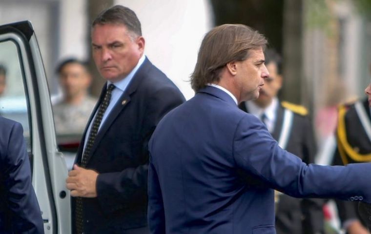 Alejandro Astesiano (left) and Lacalle Pou (right). Photo: FocoUy