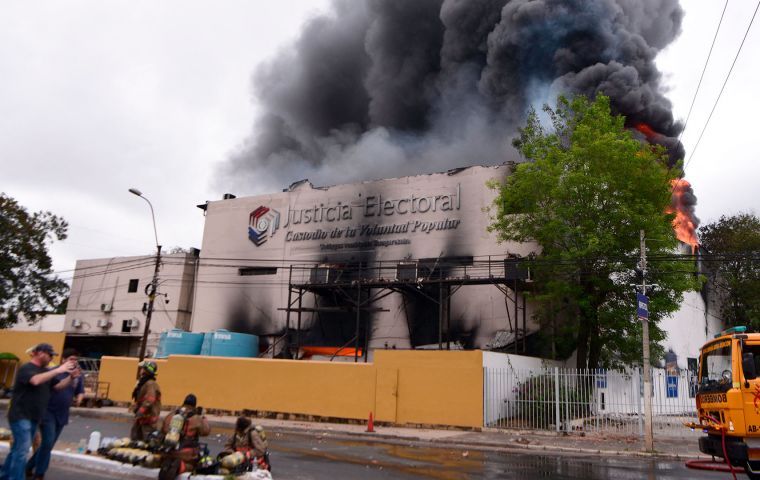 We have lost 8,500 electoral machines, notebooks, and other materials but the primaries will go on as planned, Bestard said. Photo: Norberto Duarte / AFP