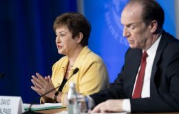 Malpass and Georgieva’s remarks came in a live-streamed discussion 