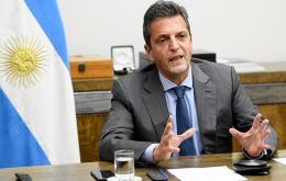 “This disbursement helps to strengthen Argentine reserves,” Massa said 