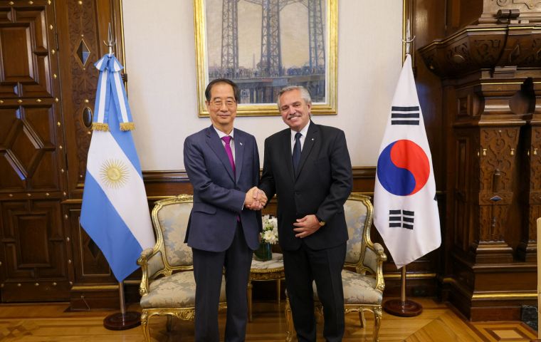 Han will seek Argentina's support for South Korea's bid to host World Expo 2030 