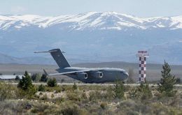 The presence of a foreign-flagged C-17 had sparked an uproar throughout Bariloche