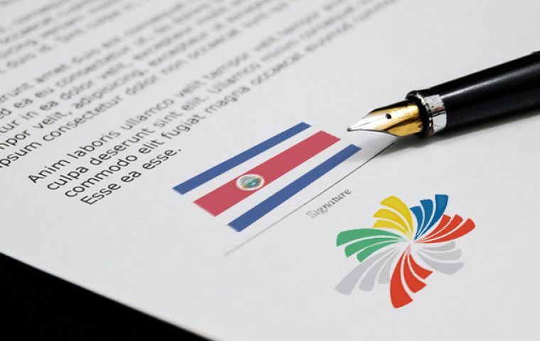 Costa Rica already has FTAs with all 4 alliance members