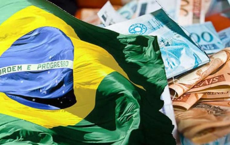 Brazil currently combines economic growth with accounts in the red