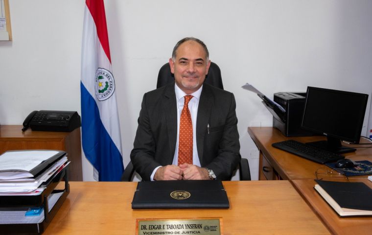 Criminal Policy Vice-Minister Daniel Benítez has been appointed as the new Justice Minister on an interim basis