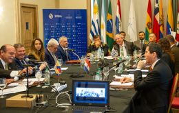González thanked his colleagues for Mercosur's support in Montevideo