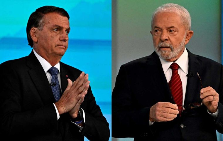 Each other's alleged failures took center stage between Lula and Bolsonaro