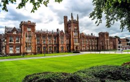 Falkland Islands Representative Richard Hyslop opened the lecture ceremony at Queen's University Belfast 