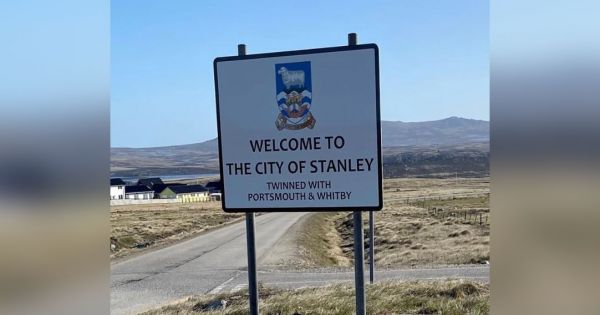 “Welcome To The City Of Stanley, Capital Of The Falkland Islands ...