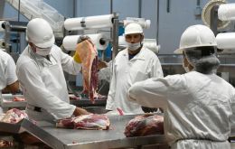 Brazilian meatpackers exports in October totaled 188.560 tons, compared to 231.450 tons in September