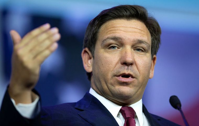 The ban is perceived as an achievement for DeSantis' voters 