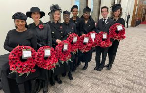 Representatives from British Overseas Territories also laid floral wreaths including the FIG Representative in London, Richard Hyslop

