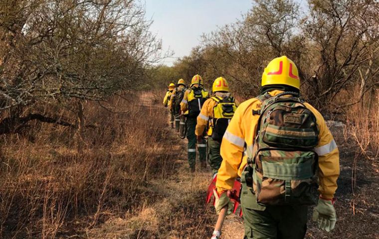 “The CAF loan works as a swap that allows compensating expenses and investments made by the National Fire Management Service,” Federovisky explained