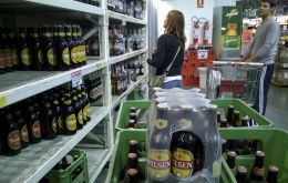Production in Uruguay costs up to two and a half times more than in Argentina's Quilmes brewery