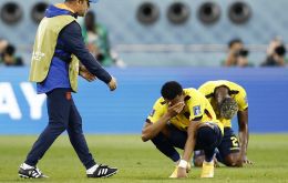 It was a “very hard blow, a very big frustration,” said Ecuador's Argentine coach Gustavo Alfaro 