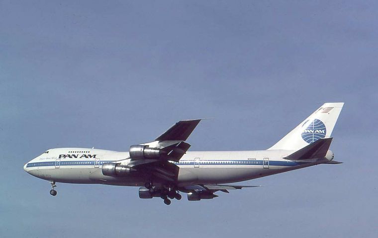 The Boeing 747 first flew for the now-defunct Pan Am and TWA