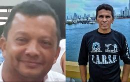 Juan Navarro and Luis Peña were murdered last week.