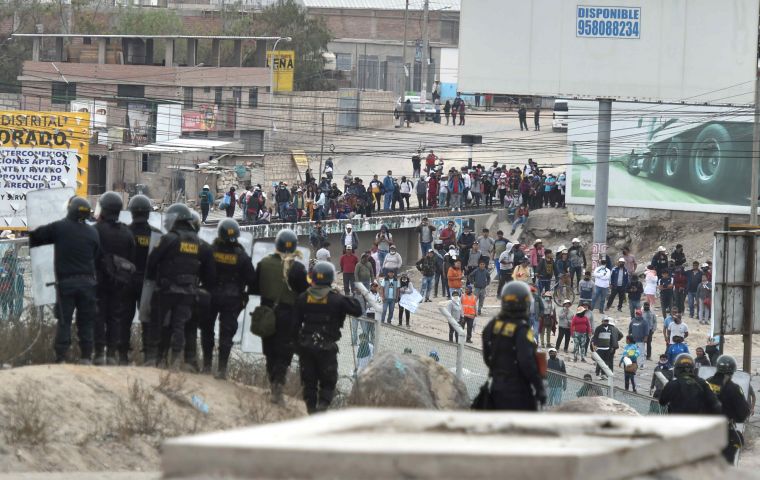 The demonstrators want Congress closed, Castillo's release and reinstatement, Boluarte's resignation, and fresh elections, in addition to a Constituent Assembly