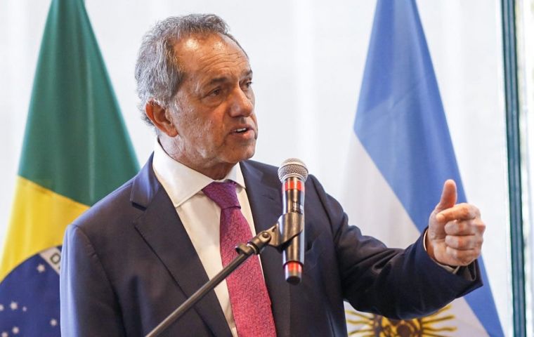 Under Scioli, Argentina's embassy in Brasilia is largely focused on trade