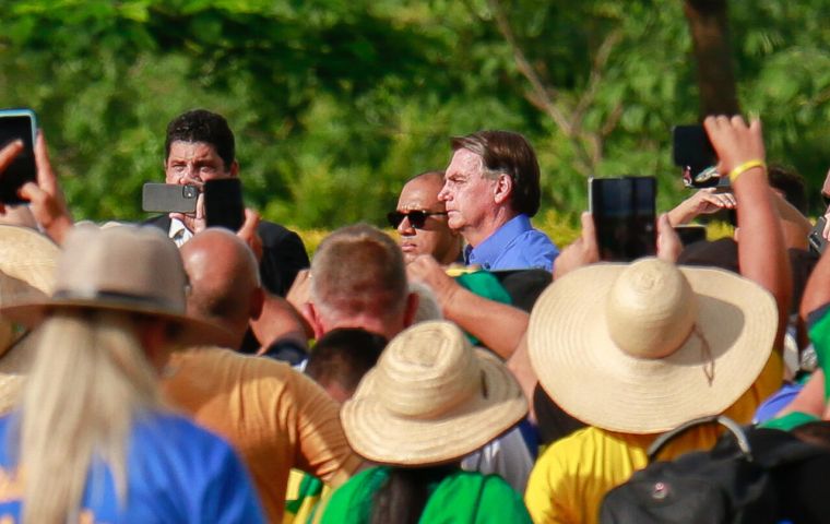 One of the Bolsonaristas arrested calls himself a “defender of the homeland.”