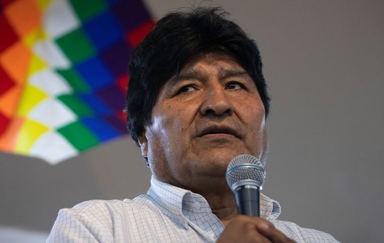 Morales and eight other Bolivian nationals were banned from entering the sovereign state of Peru.