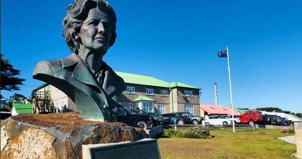 Falkland Islands celebrated Margaret Thatcher's Day, remembering her visit 10 January 1983 - Vimarsana News