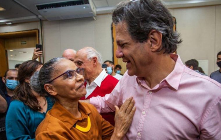 Fernando Haddad and Marina Silva will make the round of bilateral contacts to ensure Economy and Environment in Brazil are working together 