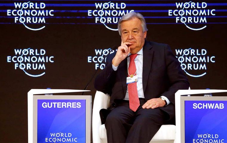 Guterres also spoke of the “Great Divide” between the United States and China