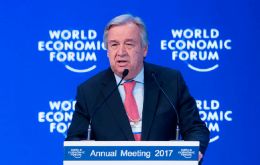 Guterres said a number of issues, including food production and Russia's invasion of Ukraine, are “piling up like cars in a chain reaction crash.”