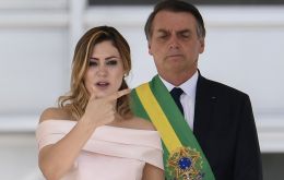 Michelle has a good image but Bolsonaro's sons Eduardo and Flávio have political ambitions of their own