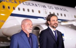 Lula was welcomed by Foreign Minister Santiago Cafiero