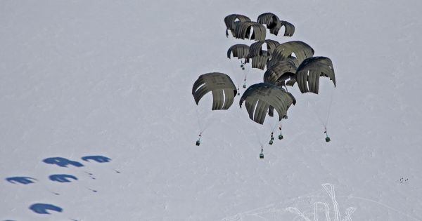 Operation Austral Endurance delivers fuel drums by parachute from Falklands' MPC to BAS in Antarctica - Vimarsana News