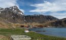 A view of Grytviken in South Georgia  