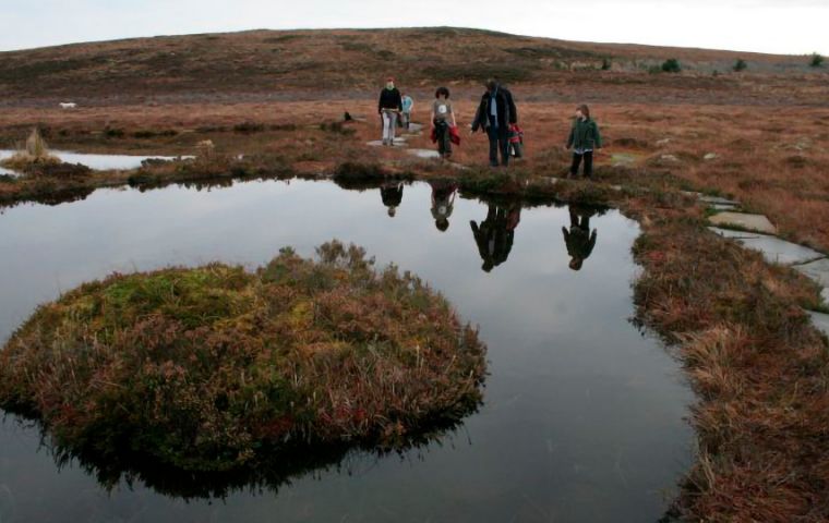 The Flow Country, Europe’s largest blanket bog located found in Northern Scotland.