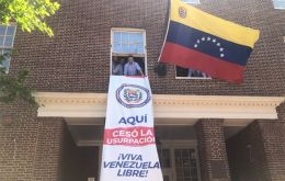 Carlos Vecchio announced on Jan. 5 the closure of the Venezuelan Embassy in Washington DC