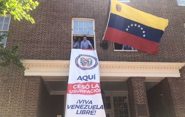 Carlos Vecchio announced on Jan. 5 the closure of the Venezuelan Embassy in Washington DC