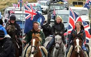 The Falklanders have chosen to remain a British Overseas Territory, Cleverly said after being told by Cafiero about Argentina's decision 