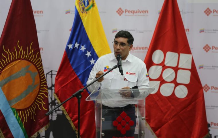 Tellechea has been President of PDVSA since Jan. 2023