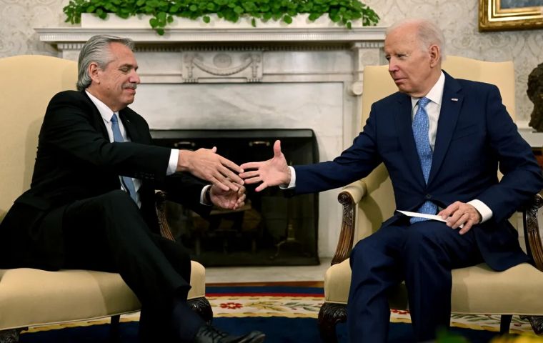 Fernández also said he supported Biden's gun control initiative