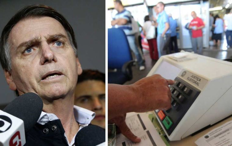 Bolsonaro is under investigation for speaking evil of Brazil's electronic ballot box without supporting evidence
