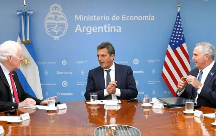 Massa insisted Argentina needs to export more to the US, for which certain barriers must be lowered