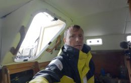 The Taiwan-flagged fishing vessel ZI DA WANG safely rescued British solo sailor Ian Herbert-Jones from his dismasted Tradewind 35 Puffin in the South Atlantic