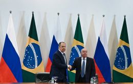 “We are grateful to our Brazilian friends for their clear understanding of the genesis of the situation [in Ukraine],” said >Russian foreign minister Sergey Lavrov in Brasilia