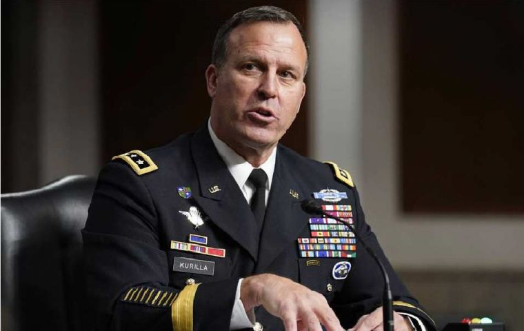 ISIS remains capable of conducting operations beyond the Middle East, Gen. Kurilla explained