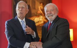 “Portugal's position is different,” President Rebelo de Sousa told Lula. Photo: Paulo Novais / AFP
